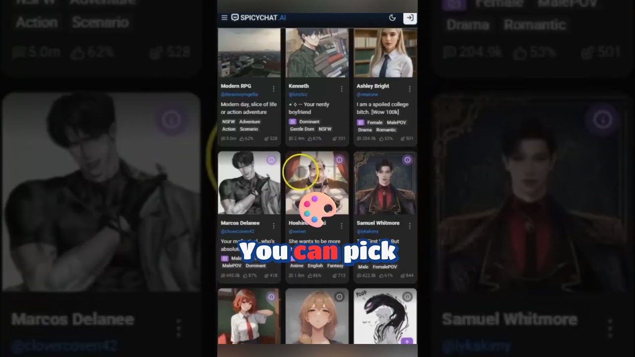 SpicyChat AI Characters Are Wild