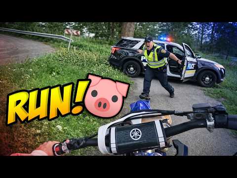 Police Chase Dirt Bikers - INSANE Cops VS Motorcycles | Best Compilations 2024