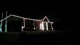 Christmas Lights Show - God Rest Ye Merry Gentlemen - Adams Christmas Lighting