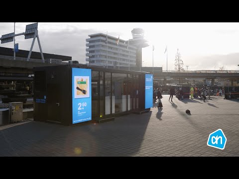 Abertura Digitale Albert Heijn Winkel no Aeroporto Schiphol de Amsterdã