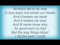 Kim Richey - Didn't I Lyrics