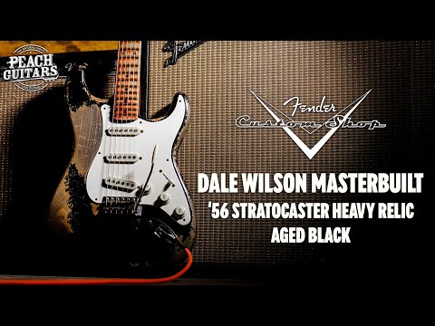 No Talking...Just Tones | Fender Custom Shop Masterbuilt Dale Wilson '56 Strat Heavy Relic Black