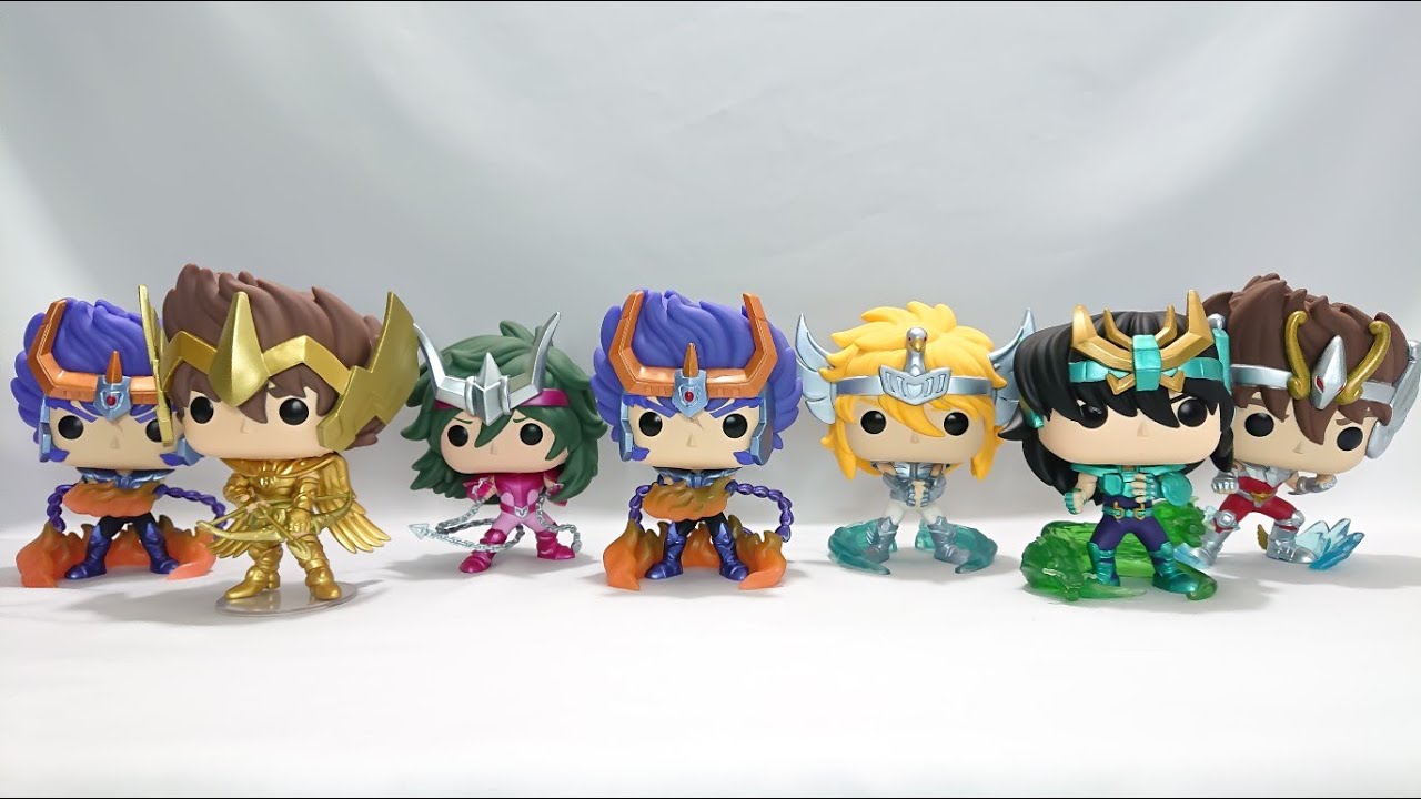 Review: Siant Seiya/ Caballeros del zodiaco, set completo, Funko Pop, revisión en español.