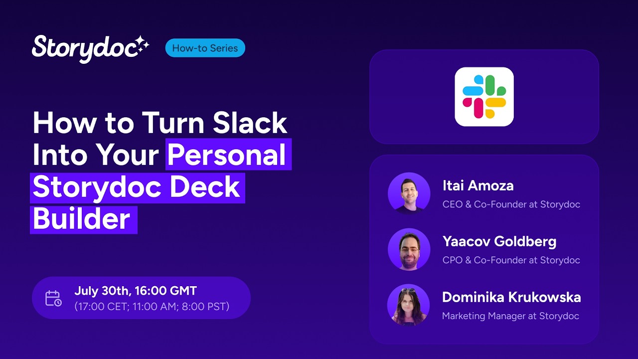 How to Map Your Slack Channel for the Storydoc Agent