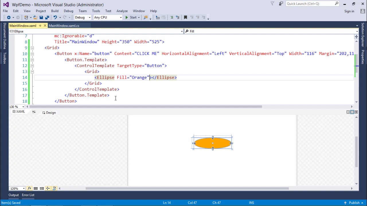 WPF - Control Templates