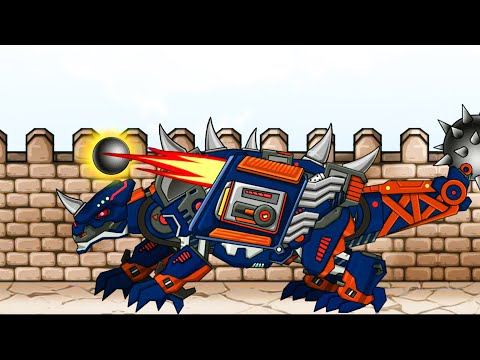 JURASSIC FIGHT #55: DARK EUOPLO - BATTLE+TRANS - DINO ROBOT CORPS | HI DINO 230325