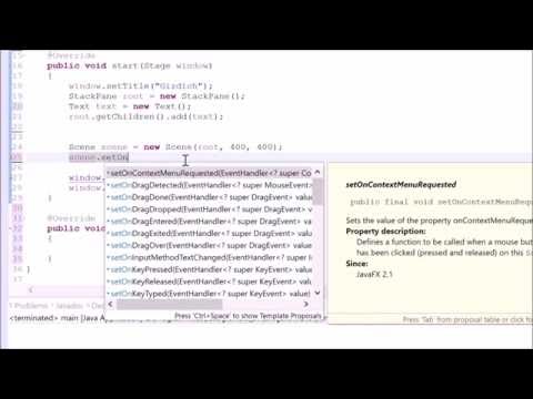 Java Tutorial 54 (JavaFX / GUI) - Handling Keyboard Inputs