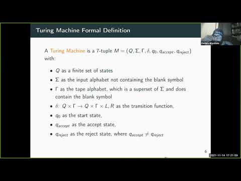 Turing Machines & Computational Complexity - N&C 3.1-3.2