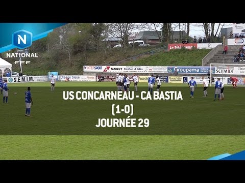 J29 : US Concarneau - CA Bastia (1-0), le résumé