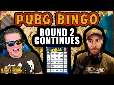 PUBG BINGO Round 2 Cont.: chocoTaco & HollywoodBob are the Worst Trash Talkers - A choco Challenge