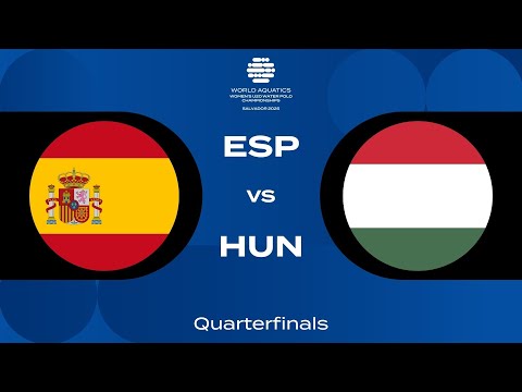 ESP vs HUN | Epic Quarterfinal Clash | Day 5 | Women’s U20 Water Polo 2025