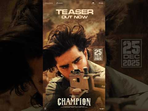 #Champion Teaser Out Now ⚽ | Roshan | Anaswara Rajan | Pradeep | Mickey J Meyer | Dec 25 Release