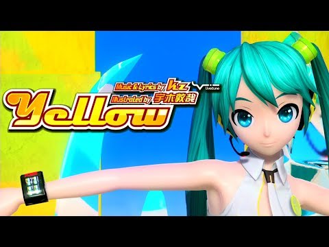 [60fps Full] Yellow イエロー- Hatsune Miku 初音ミク Project DIVA ドリーミーシアター English lyrics Romaji subtitles
