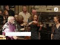 Liam Ó Maonlaí leads rendition of Bob Dylan’s Forever Young with musicians at Glen Hansard's funeral