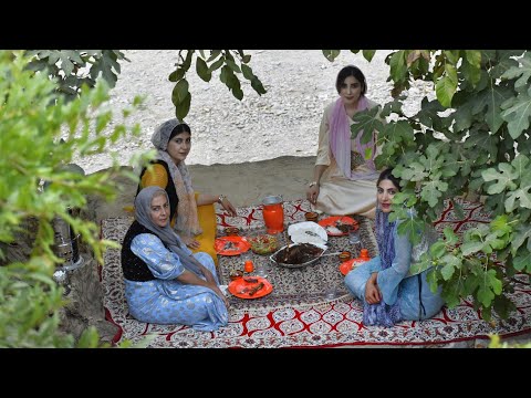 Cooking Chickens with Vegetables in Mud Oven the village | Iran Village life