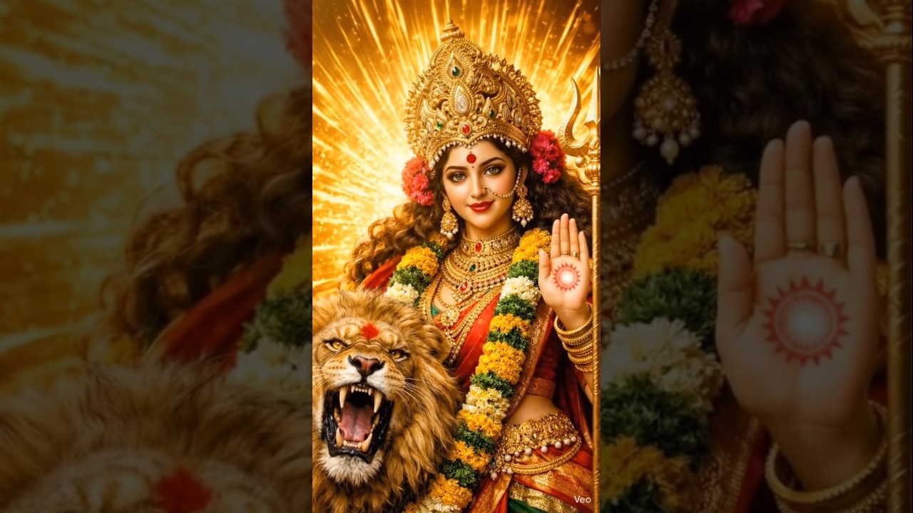 🙏 सुबह-सुबह सुनें अंबे माता की पावन आरती 🌺#Ambemata #MataRani #BhaktiShorts#ytshorts#aarti#shorts