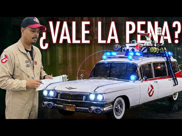 Vídeo relacionado con OPO 10 - Réplica de Placa de matrícula de Metal ECTO 1 para automóvil Compatible con Cadillac Naranja 1959 de la película Ghostbusters (56)