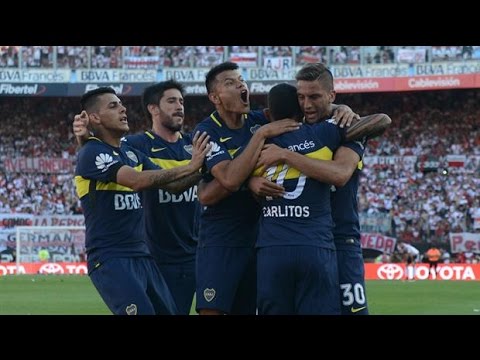 River 2 Vs. Boca 4 (Bou, Tevez x 2 y Centurión) - Fecha 13 Torneo Argentino 2016/17