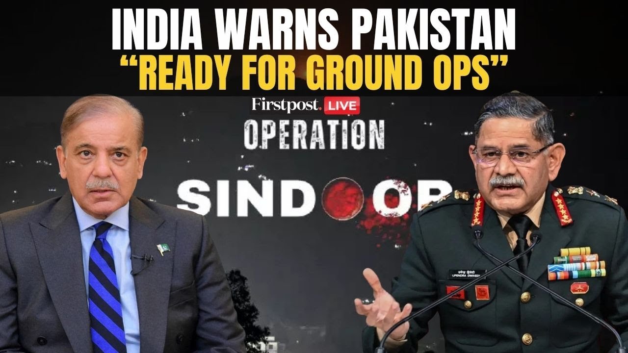 LIVE: Gen. Upendra Dwivedi Warns Pakistan: Operation Sindoor Ongoing | India Pakistan Tensions