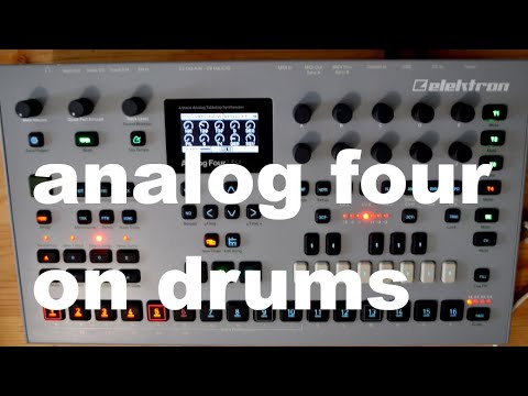 Elektron Analog 4 as Drum Machine - Take #1