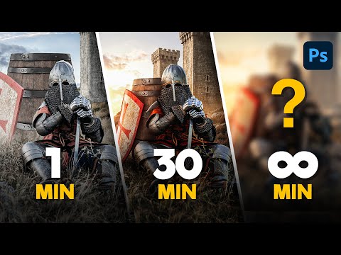 Photoshop Challenge: 1 Minute vs 10 Minutes vs 30 Minutes vs…