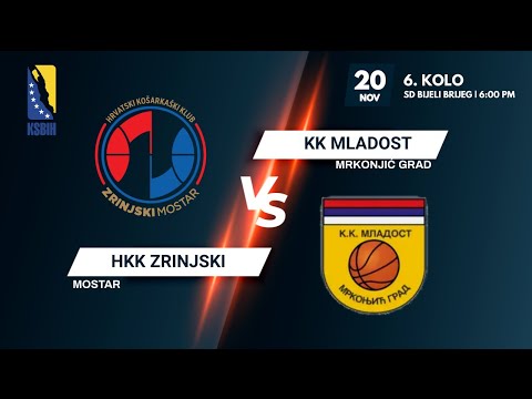 HKK Zrinjski vs KK Mladost - 6.kolo - KSBIH - 2021/2022