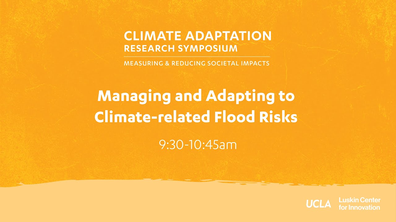 Managing and Adapting to Climate-related Flood Risks