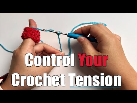 Part of a video titled Crochet Tension Ring (Helpful For New Crocheters!) - YouTube