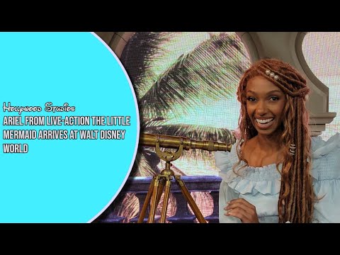 Ariel from Live-Action The Little Mermaid Arrives at Walt Disney World
