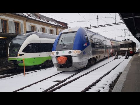SNCF X76600 einfahrt in Le Locle