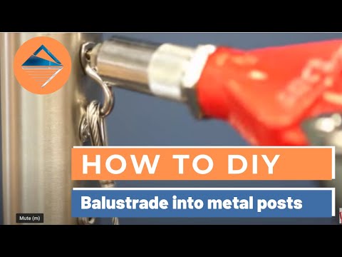 Balustrade Installation Instructions for Standard DIY Metal Post System