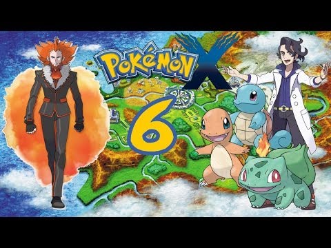 Let's Play - Pokémon X [German] [Blind] [#6] Kampf gegen Professor Platan!