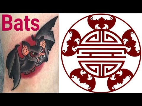 Bat Tattoos and Five Red Bats Meaning