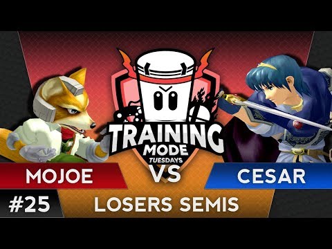 TMT 25 - Mojoe (Fox) VS Cesar (Marth) - SSBM Losers Semis  - Smash Melee