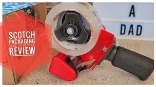 Scotch Tape Packing Tape Dispenser Gun Review & How To Use It