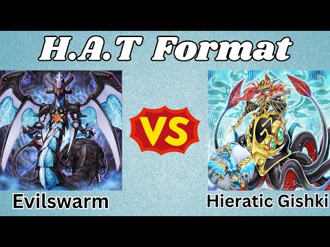 Evilswarm Vs Hieratic Gishki! | HAT Format Replay Review! | 2014 Yu-Gi-Oh! WCQ