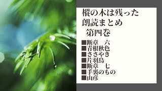 【朗読時代小説】樅の木は残った　まとめ　第四巻　　山本周五郎作　　朗読七味春五郎　　発行元丸竹書房　　#412　@sitiharu-tv