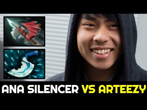 T1.ANA 7.32c Silencer — Unexpected Pick vs ARTEEZY Shadow Fiend Dota 2
