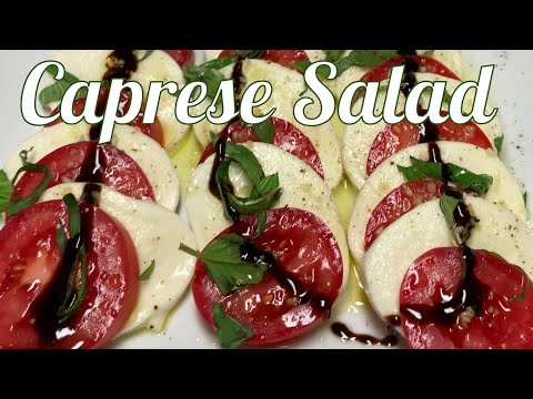 Caprese Salad with a Balsamic Glaze: The Perfect Summer Treat