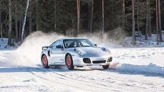 preview picture of video 'Porsche 911 (996) 600hp on ice. (short version) Great Sound.'