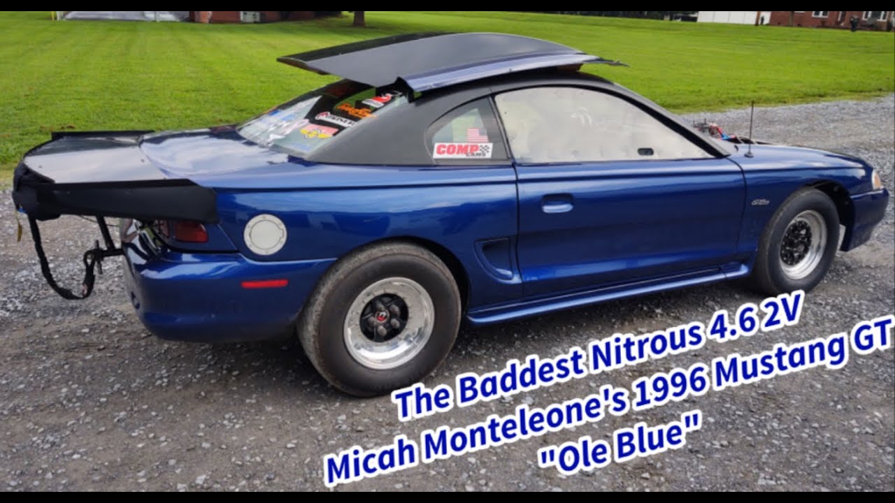 The Fastest Nitrous 4.6 2V Mod Motor Micah Monteleone's 1996 Mustang GT 