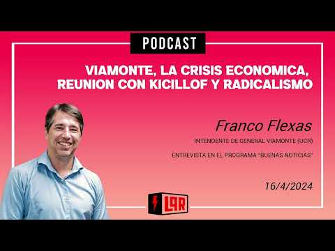 Entrevista Franco Flexas - Intendente Viamonte: "Hay más gente atendiéndose en nuestros hospitales"