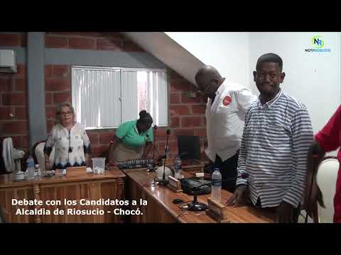Debate realizado con los candidatos a la alcaldía de Riosucio - Chocó.