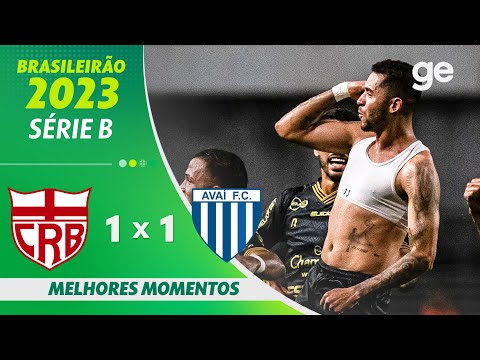 Gols e lances de CRB x Avaí