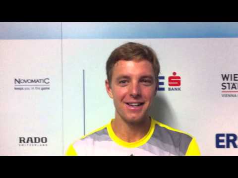 Erste Bank Open 2013, Wiener Stadthalle: Interview mit Max Neuchrist