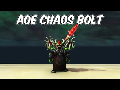 AOE CHAOS BOLT - Destruction Warlock PvP - 9.1.5 WoW Shadowlands