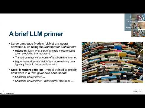 AI Ethics Seminar, Dec 17, 2024: Moa Johansson on Setting the AI agenda - Evidence from Sweden