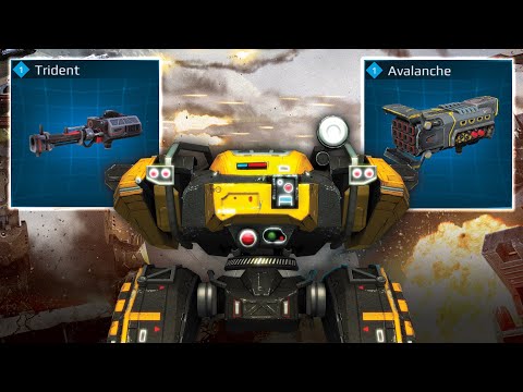 War Robots - Behemoth Avalanche vs Behemoth Tridents | Max Performance Gameplay