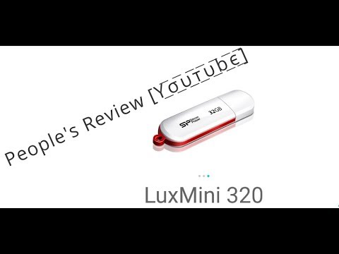 Silicon Power 32Gb LuxMini 320 (Демонстрация и распаковка)