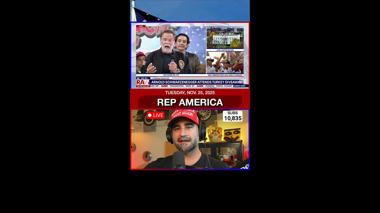 President Trump Thanksgiving Turkey Pardoning - Rep America with Medi - LIVE